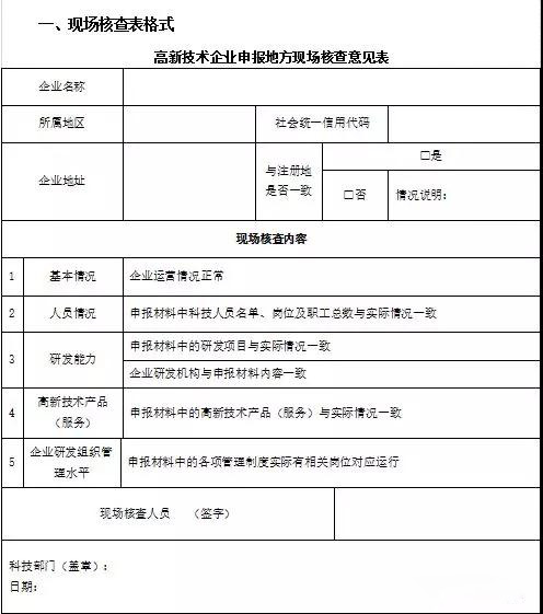 高新技術企業申請，蘇州高新技術企業申請，蘇州高新技術企業申請現場核查